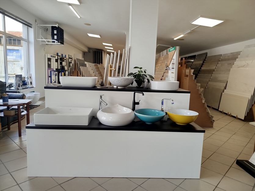 Płytki łazienkowe i ceramika sanitarna, JM 4kąty Salon łazienek, Łapy